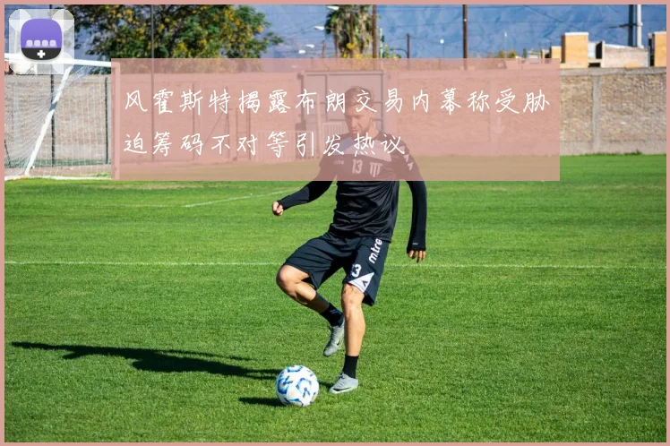 风霍斯特揭露布朗交易内幕称受胁迫筹码不对等引发热议